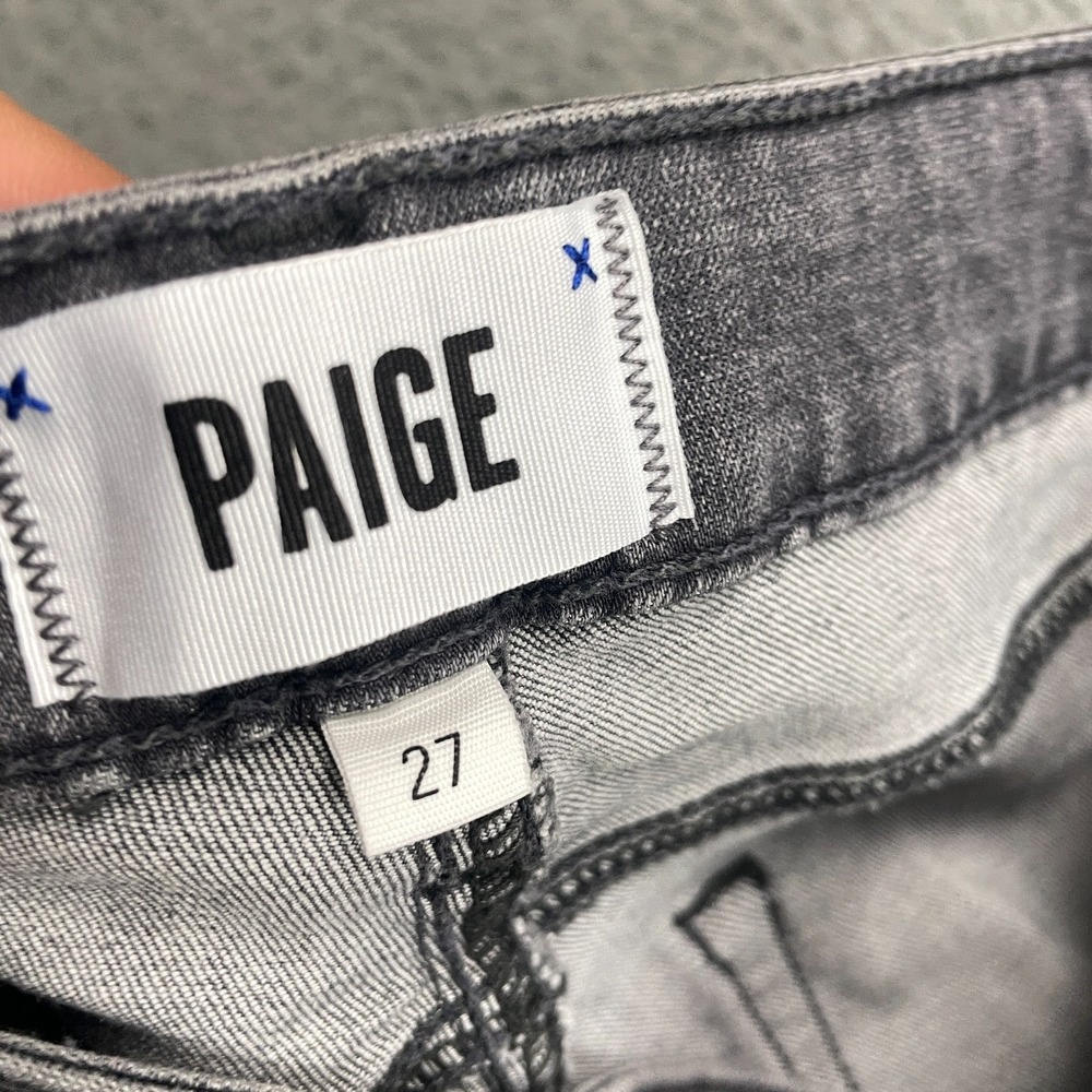 Paige Jeans Womens 27 Gray Verdugo Mid Rise Ultra Skinny Transcend NEW NWT 179$ - Picture 6 of 12